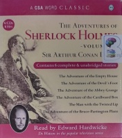 The Adventures of Sherlock Holmes Volume 1 written by Arthur Conan Doyle performed by Edward Hardwicke on Audio CD (Unabridged)